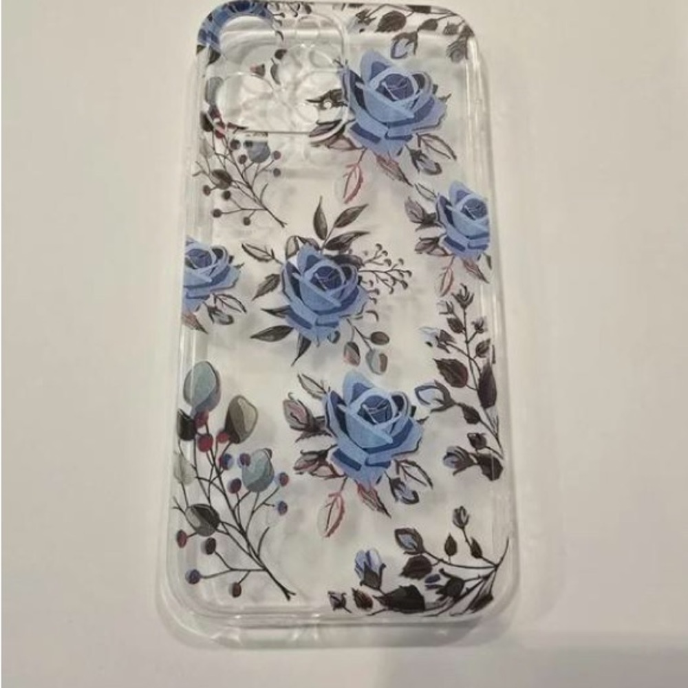Floral Blue Rose Phone Case
